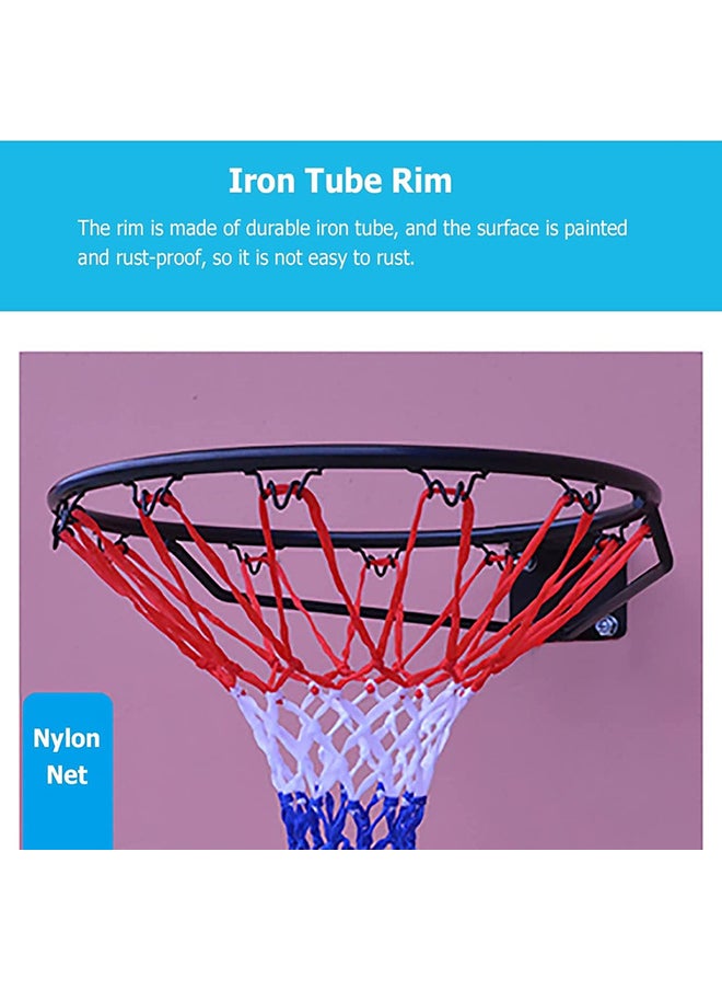 Portable Basketball Hoop With Heavy Duty Backboard And Easy Set-Up