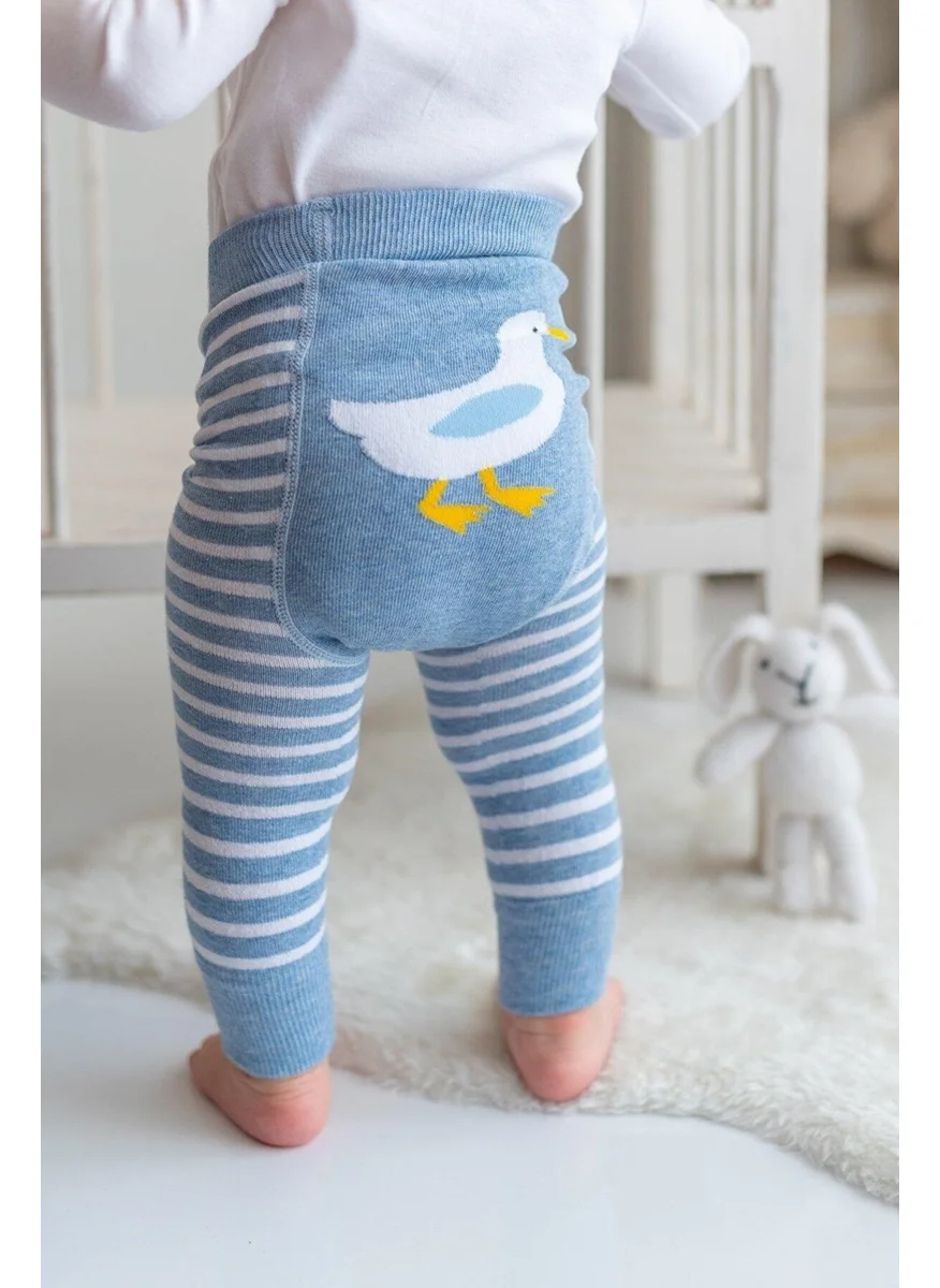 Mama Yoyo Nou Nou Duck Patterned Unisex Baby Knitted Leggings Pants