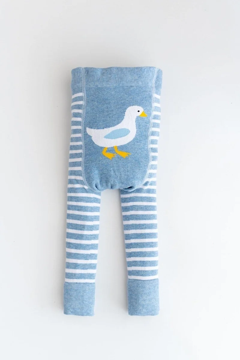 Mama Yoyo Nou Nou Duck Patterned Unisex Baby Knitted Leggings Pants