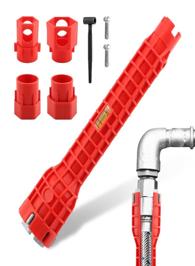 Saycker 14 in 1 Kitchen Faucet Sink Basin Wrench, Multi-functional Sink Wrench Faucet Installation Tools Basin Wrenches Pipe Installer for Bathrooms, Toilets, Sinks Plumbing - Image 1