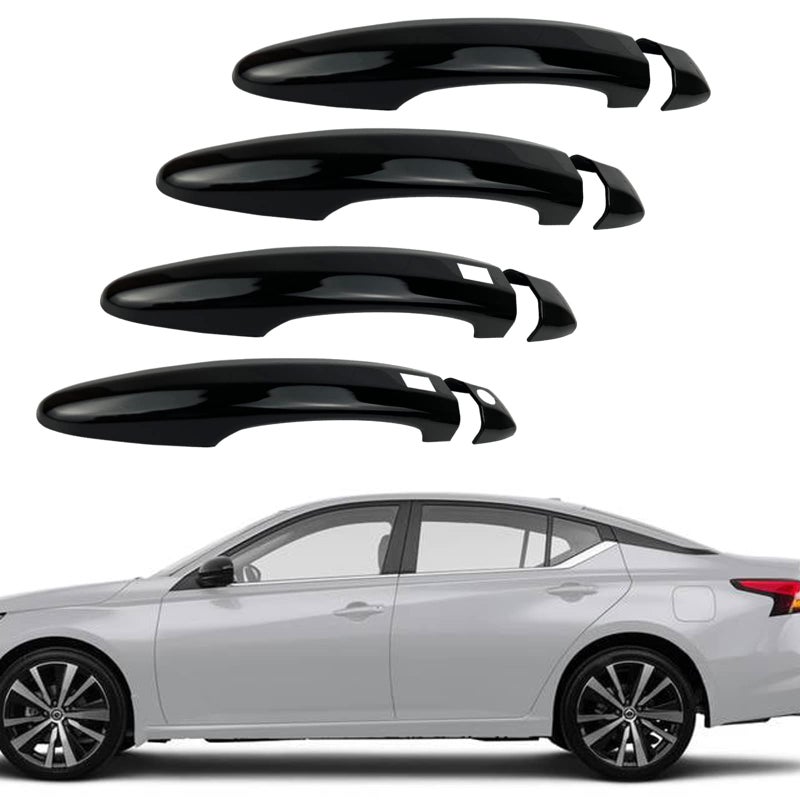 KEEGTBOX Door Handle Covers Trim Fit for Nissan Sentra Sedan 2020-2022 Kit for Nissan Altima Sedan 2019-2022 Compatible with Nissan Rogue SUV 2021 2022 Accessories (Black)