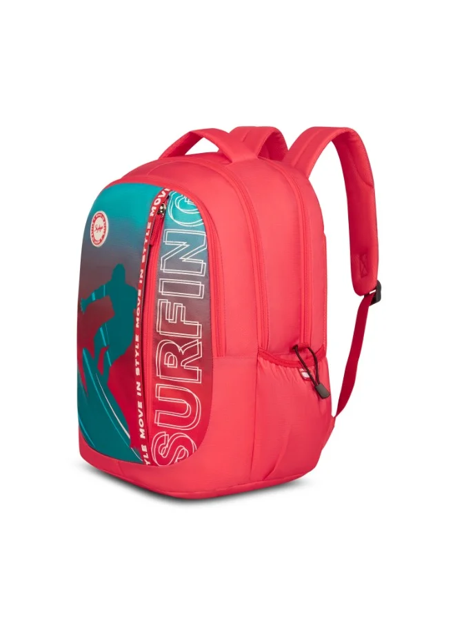 Skybags SKYBAGS KLAN PLUS 04 Unisex Red School Backpack - SK BPKPLS4RED