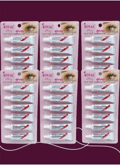 36 Pieces Eyelash Glue Adhesive Dark Tone 7g