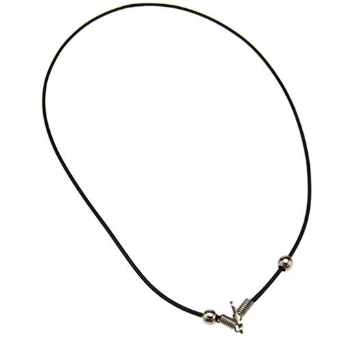 SING F LTD 25pcs Black Waxed Cotton Necklace Cords 18 inches Wholesale Compatible with Pendants Necklace - Image 2