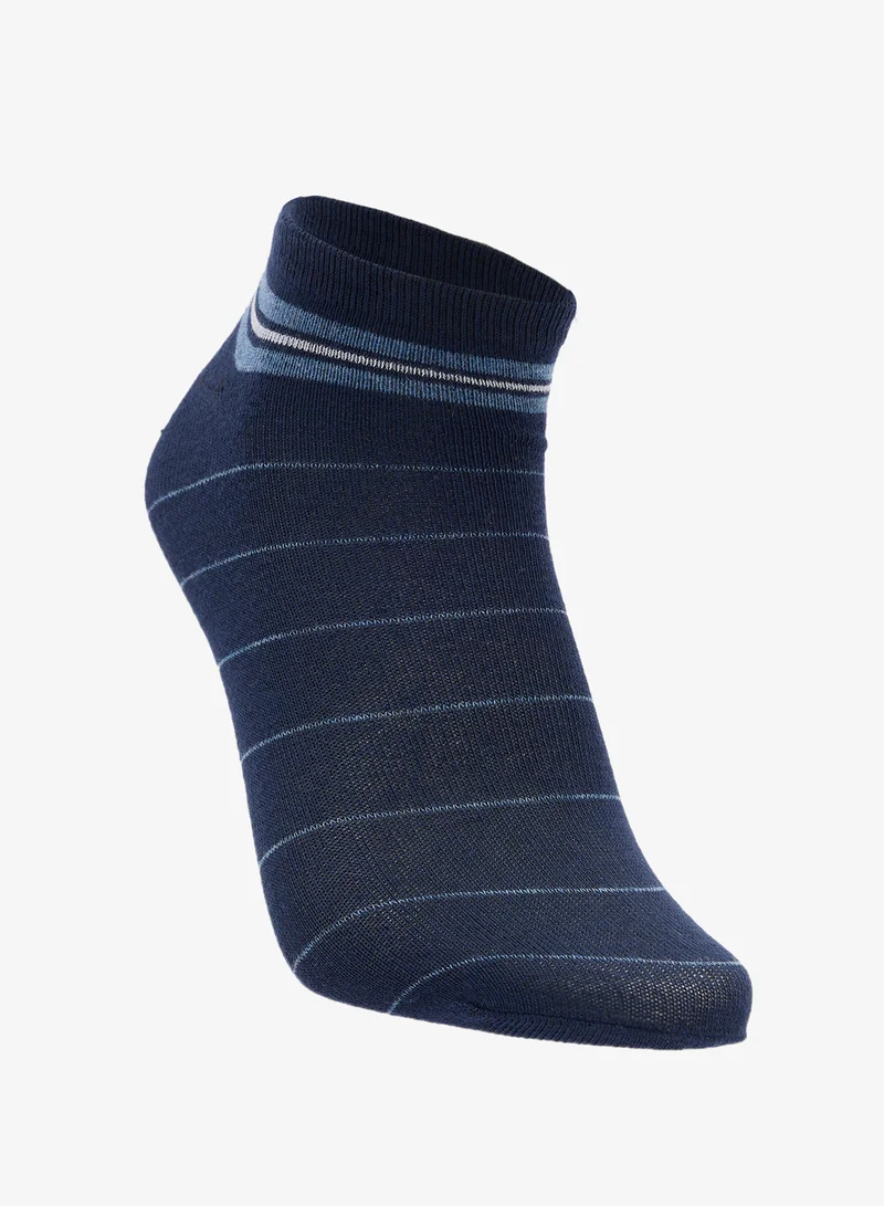 سفنتي فايف بيسيكس Pack Of 3 Ankle Socks