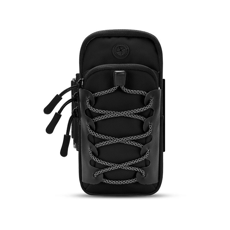 Lightweight Polyester Sports Phone Bag with Wrist Strap for Running and Cycling - Image 1