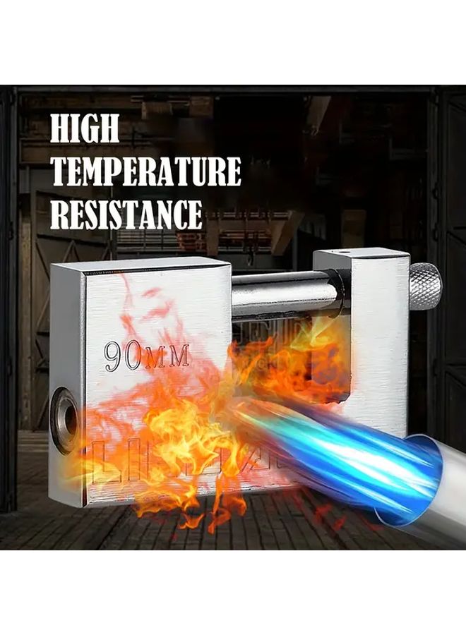 Heavy Duty Padlock 100mm Model with 3 Keys for Garage Doors Containers Gates Warehouses - Image 5