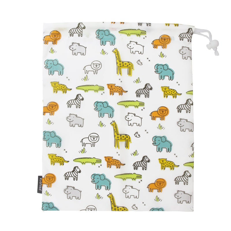 Kushies Baby 2 Piece On The Go Wet Bag, Large - Image 3