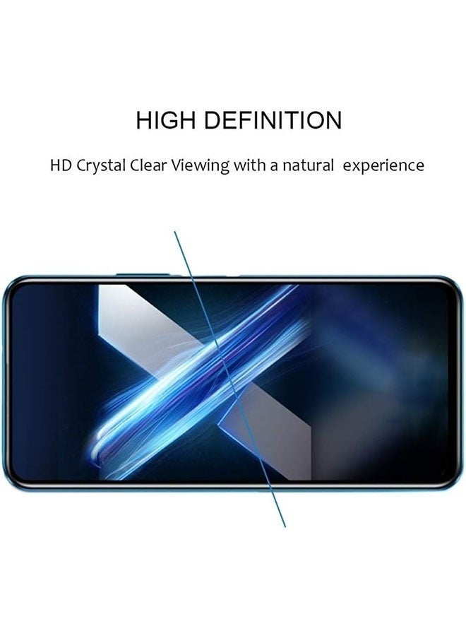 JOMILA 2-Pack Infinix NOTE 30 Tempered Glass Screen Protector Full Coverage Edge-to-Edge Guard with Black Frame – 9H Hardness, HD Clear, Anti-Scratch, Bubble-Free - Image 2