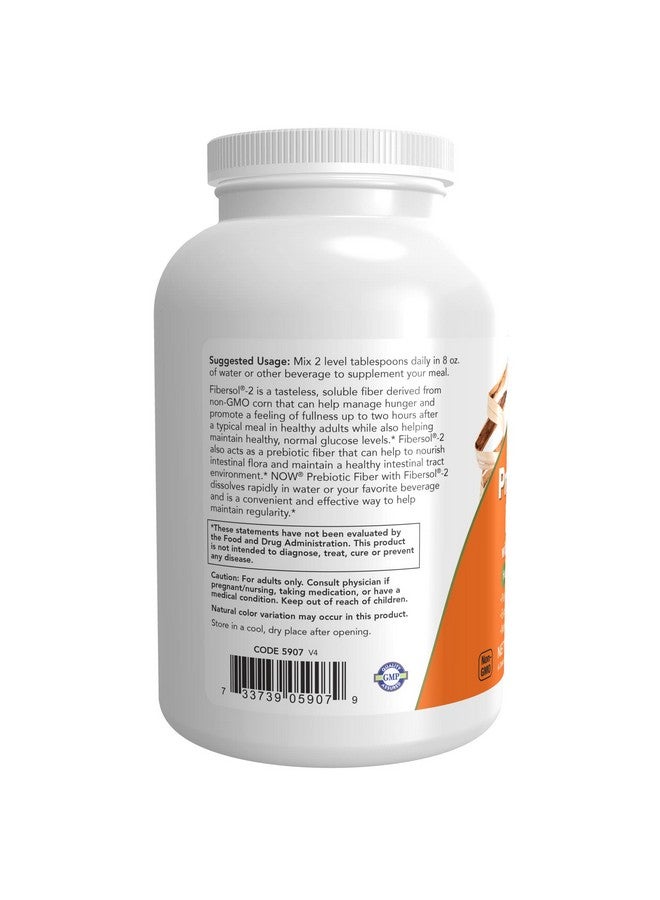 now Supplements Prebiotic Fiber With Fibersol2 Derived From Nongmo Corn Powder 12Ounce - Image 4