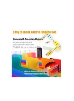 Excefore Expanding File Folder 24 Pockets, Multi-Color Accordion A4 Document Organizer with Expandable Wallet Stand – Works on Size and Letter  - Image 2