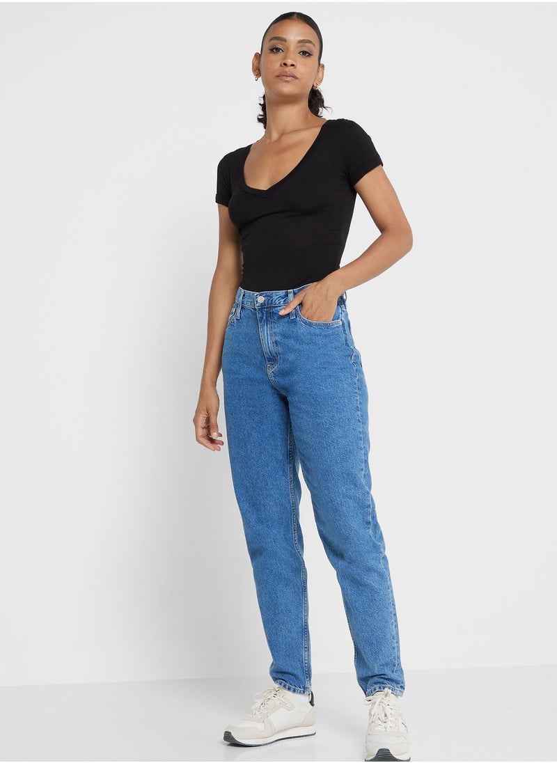 Calvin Klein Jeans - High Waist Jeans - Image 1