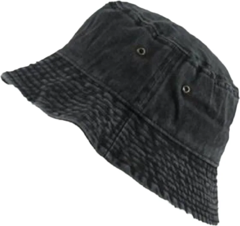 تيزجيلسين Unisex UV Protected Cotton Vintage Bucket Hat