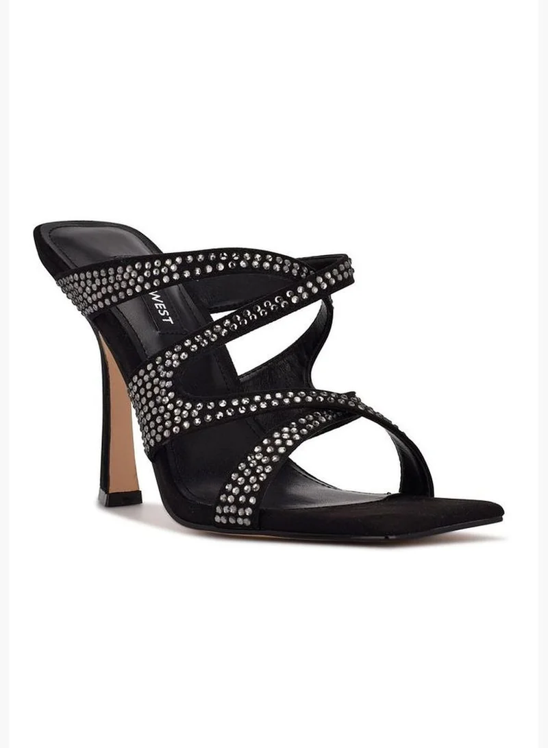 ناين ويست Adyson Embellished Square Toe Heel Sandals