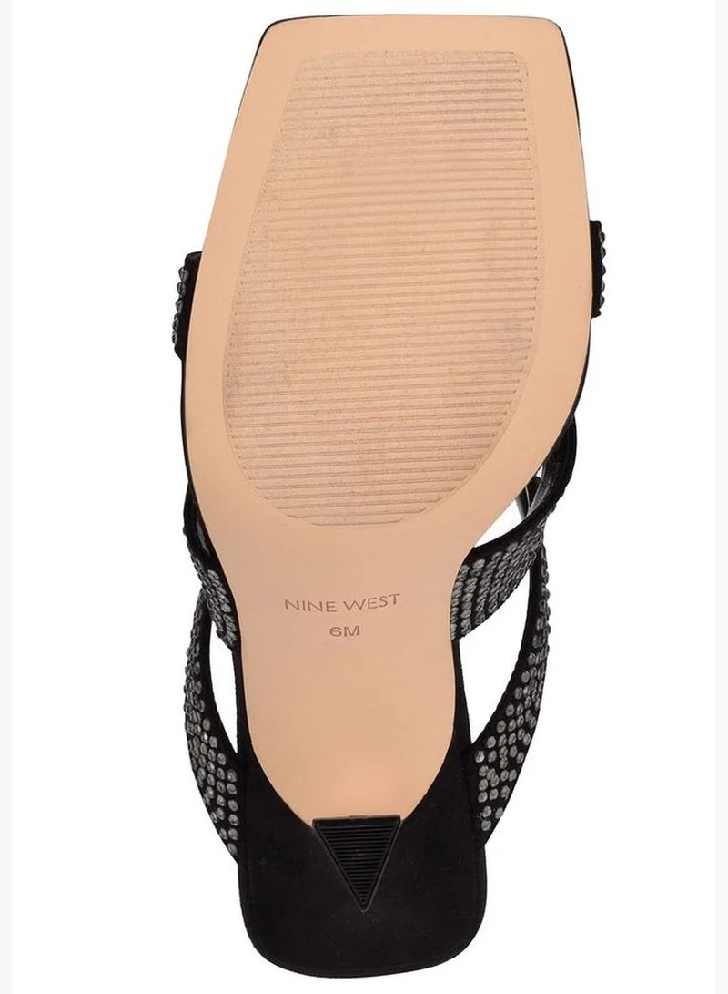 ناين ويست Adyson Embellished Square Toe Heel Sandals