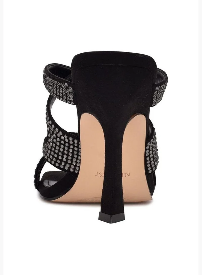 ناين ويست Adyson Embellished Square Toe Heel Sandals