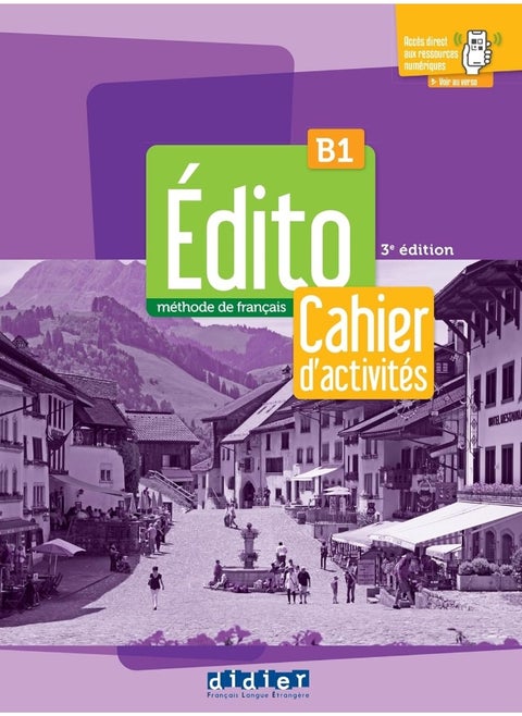 Édito B1 - édition 2022-2024 - Cahier + didierfle.app