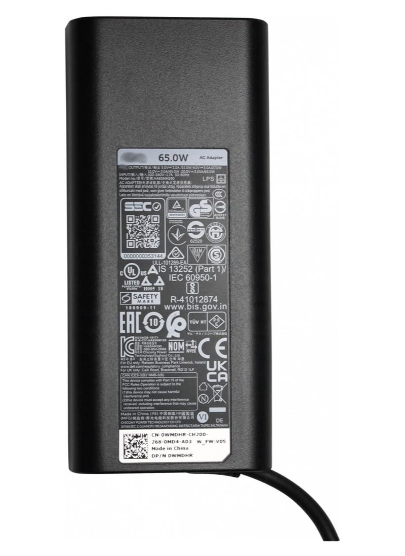 JSBazar 65W Dell Latitude 11 5285 Latitude 11 5289 USB-C Type Laptop AC Power Replacement Adapter Type C  - Image 4