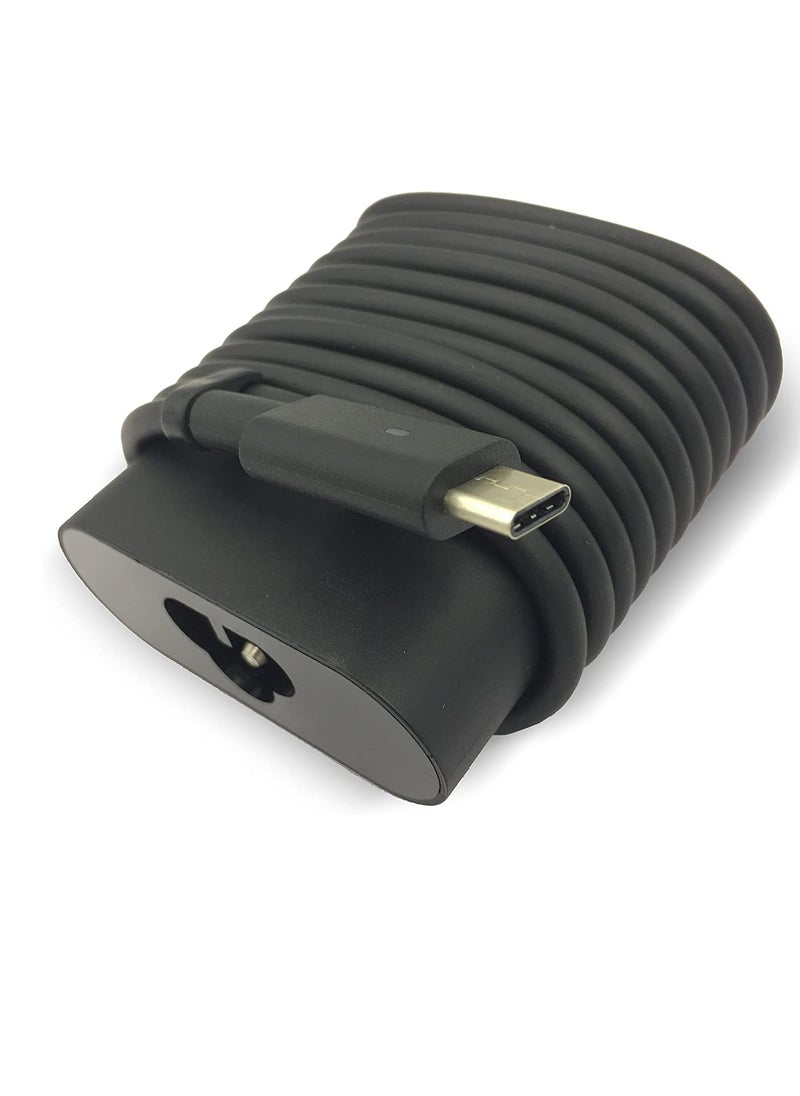 JSBazar 65W Dell Latitude 11 5285 Latitude 11 5289 USB-C Type Laptop AC Power Replacement Adapter Type C  - Image 1