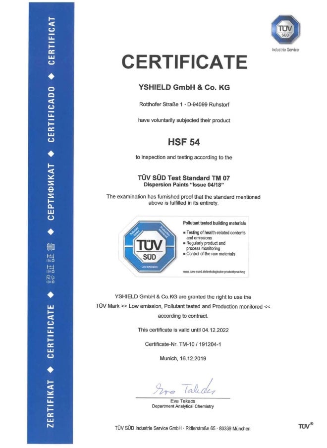 YSHIELD - Shielding Solutions EMF Shielding Paint YSHIELD HSF54 5 Liter - Image 1
