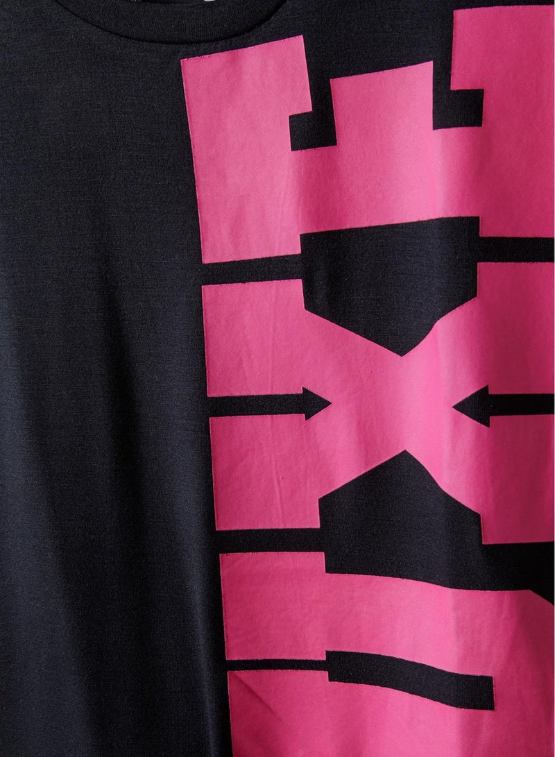 مينوتي تيشيرت بناتي واسع بقصة عصرية - Image 3