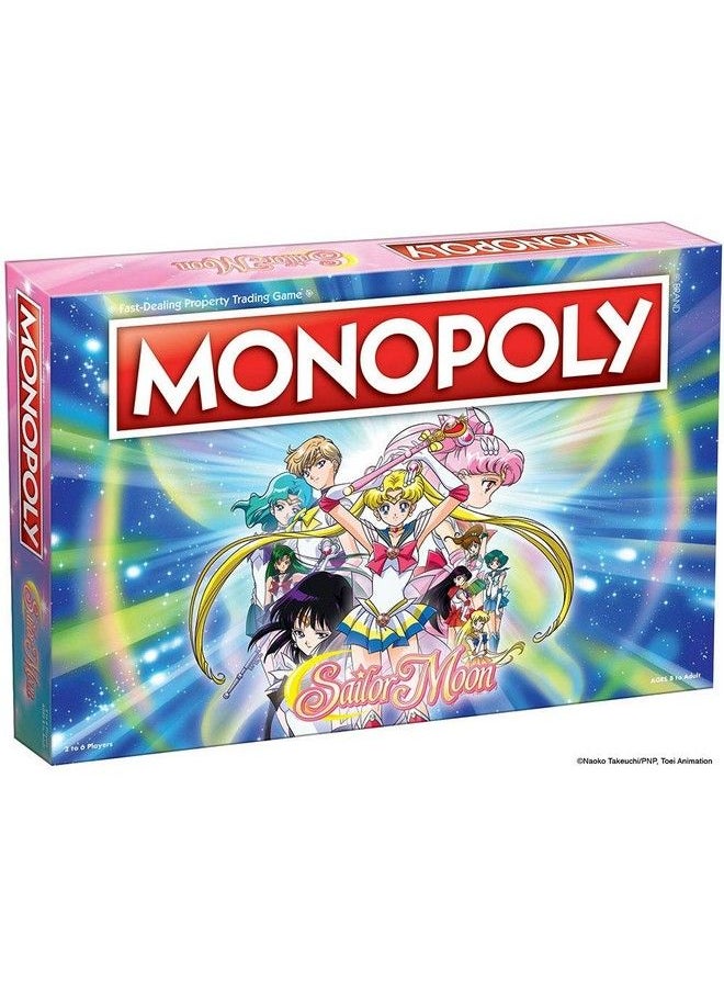 USAopoly - Monopoly Sailor Moon Board Game ; Based On The Popular Anime Tv Show ; Custom Tokens Money And Game Board ; Officially Licensed Merchandise - Image 1
