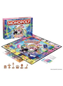 USAopoly Monopoly Sailor Moon Board Game ; Based On The Popular Anime Tv Show ; Custom Tokens Money And Game Board ; Officially Licensed Merchandise  - Image 3