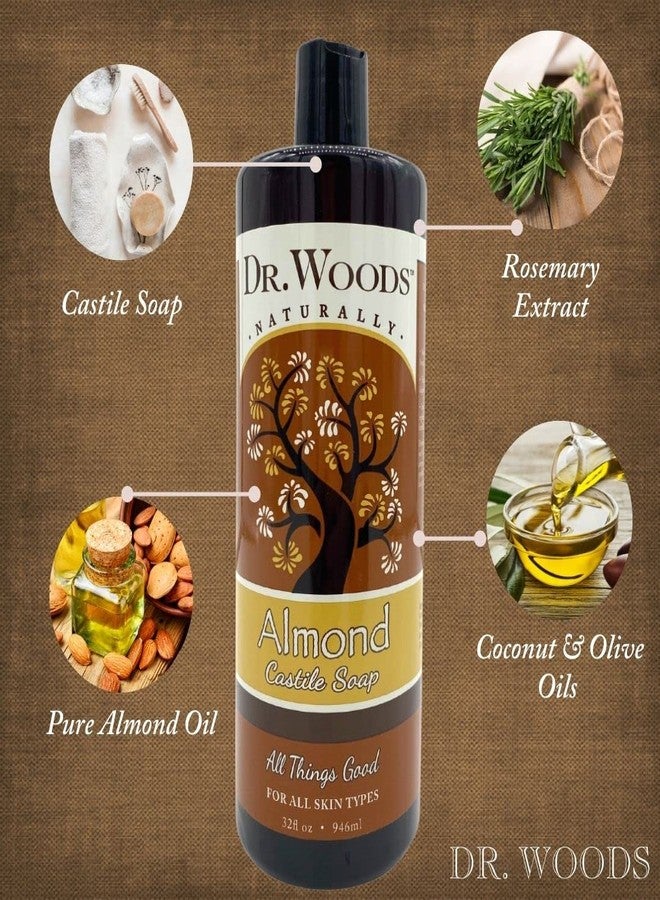 Dr. Woods Pure Castile Soap, Almond, 32 Fl. Oz - Image 4