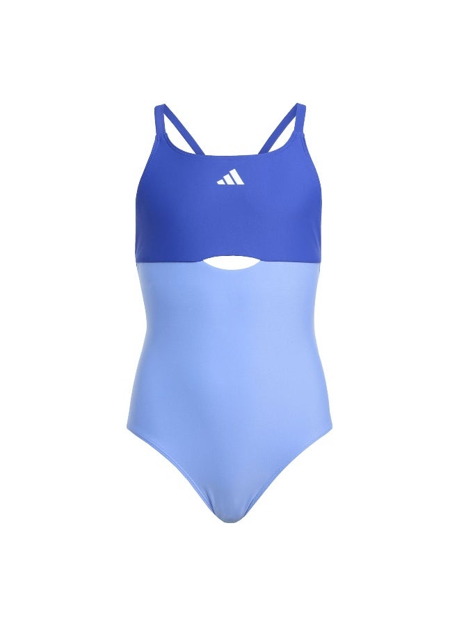 Adidas Adidas X Back Cb St Gy Blue Swimsuit Swimwear For Kids - Image 1