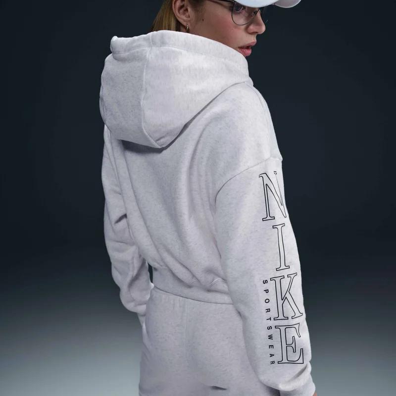 Nike Women's Sportswear Club Fleece Graphic Hoodie