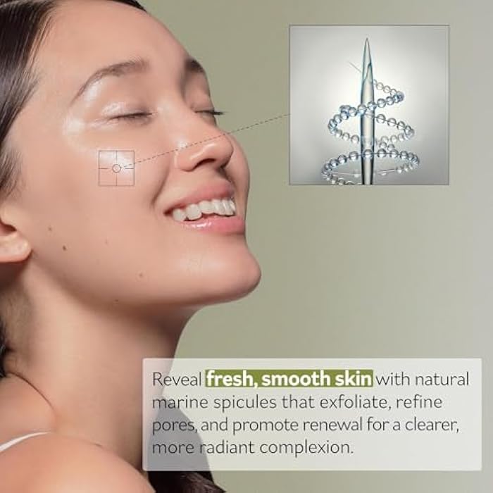 PESTLO PESTLE ROAD PESTLO Spicule Reborn Exfoliating Peeling Mask for Korean Glass Skin – Natural Marine Spicules, Green Tea & Wormwood for Gentle Exfoliation, Pore Care, Hydration & Radiant Skin, 4.23 oz (120ml) - Image 2