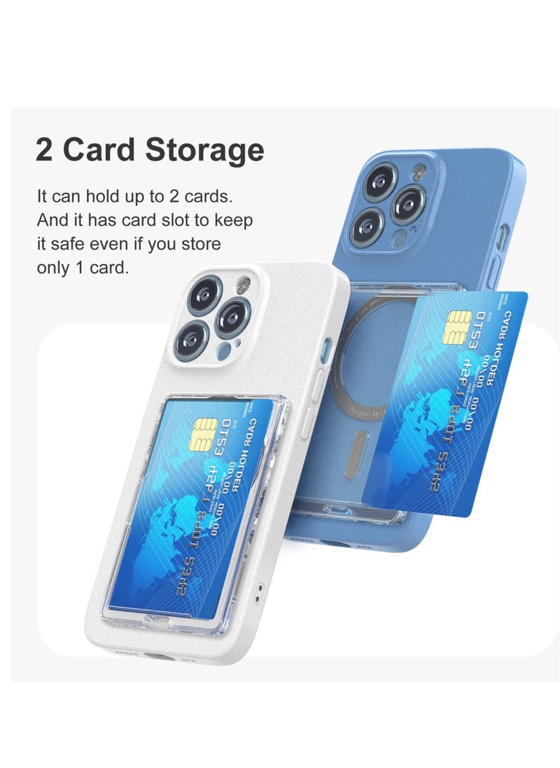 Excefore - Magnetic Phone Wallet Compatible with Magsafe, Magnetic Card Holder for Back of Phone, Strong Magnetic Minimalist Slim Wallet for iPhone 15/14/13/12 Series - Image 1