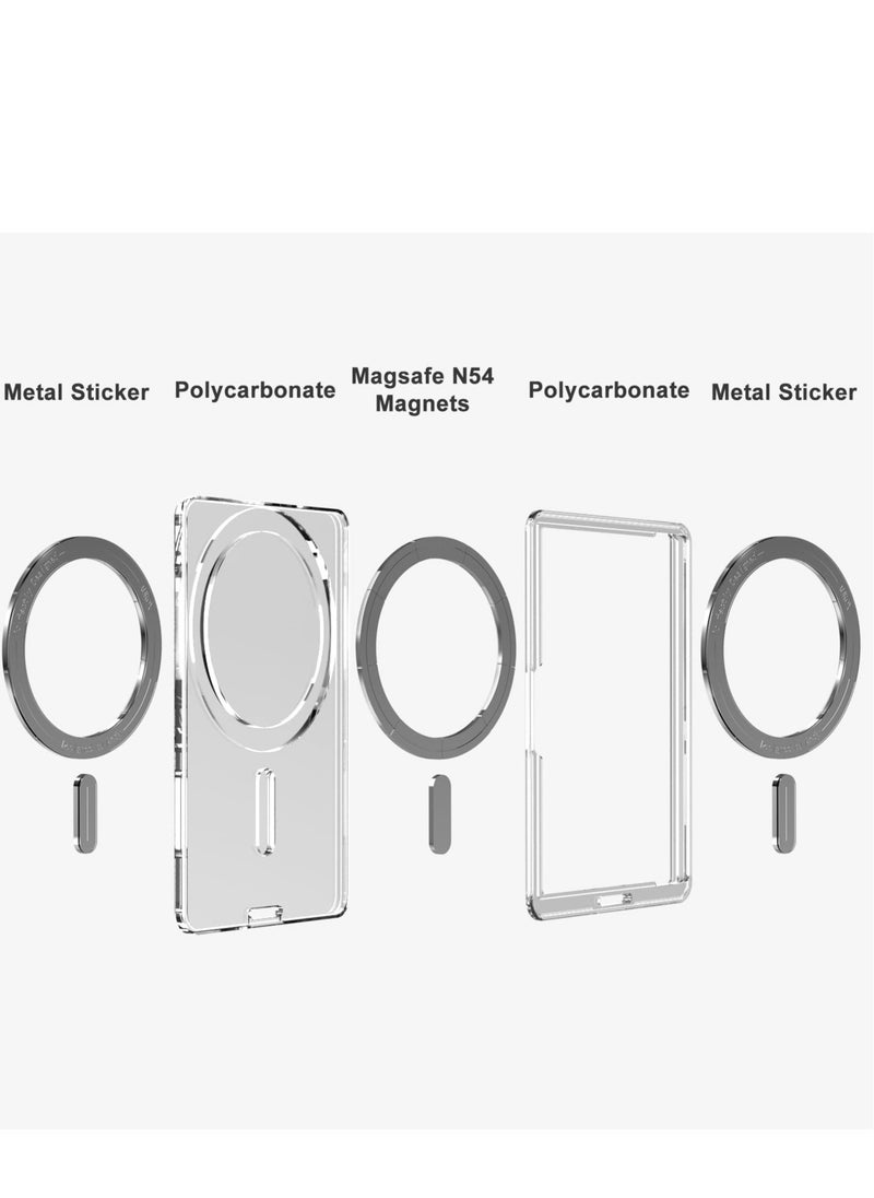Excefore - Magnetic Phone Wallet Compatible with Magsafe, Magnetic Card Holder for Back of Phone, Strong Magnetic Minimalist Slim Wallet for iPhone 15/14/13/12 Series - Image 1