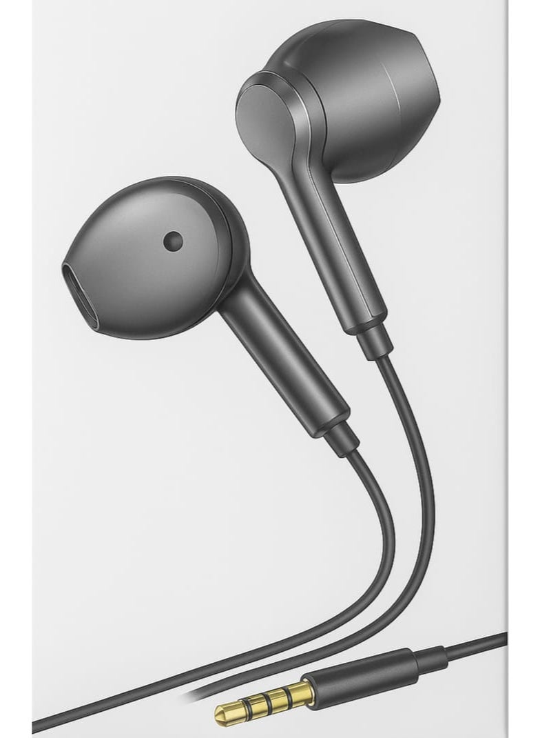 Blue Spectrum F-28 Wired Earphones with Built-in Mic | Super Bass Stereo Sound 3.5mm Jack Headphones for All Devices | Noise Reduction - Image 1