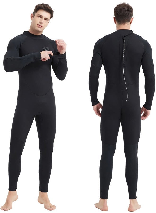 Lemorecn Mens Wetsuits Jumpsuit Neoprene 5/4mm Full Body Diving Suit for Men (3052-3XL) - Image 1