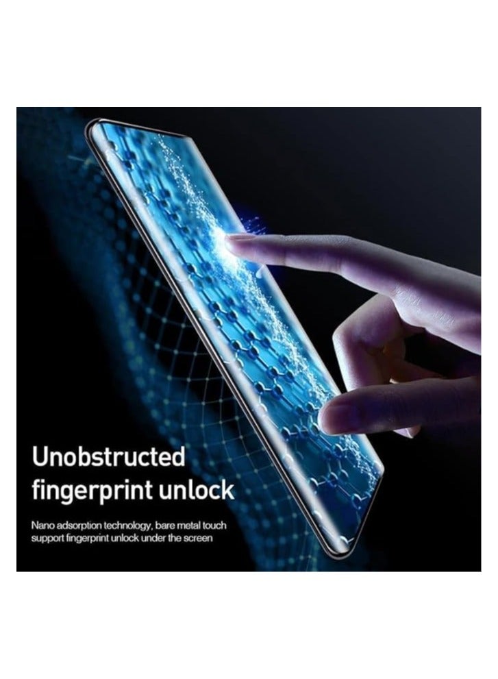 Tempered Glass | Curved UV Privacy Screen Protector Guard for Motorola Moto Edge 50 Fusion | Full Screen Coverage/Anti Spy/HD/Easy Application | Fingerprint Working/9H Hardness  - Image 2