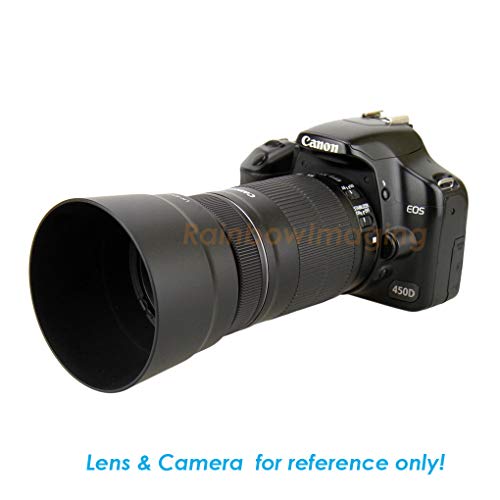 Fotasy غطاء عدسة بايونت مخصص من فوتاسي لكاميرا كانون EF-S 55-250mm f/4-5.6 IS STM، غطاء عدسة كانون 55-250mm IS STM، بديل لغطاء عدسة كانون ET-63 - Image 4