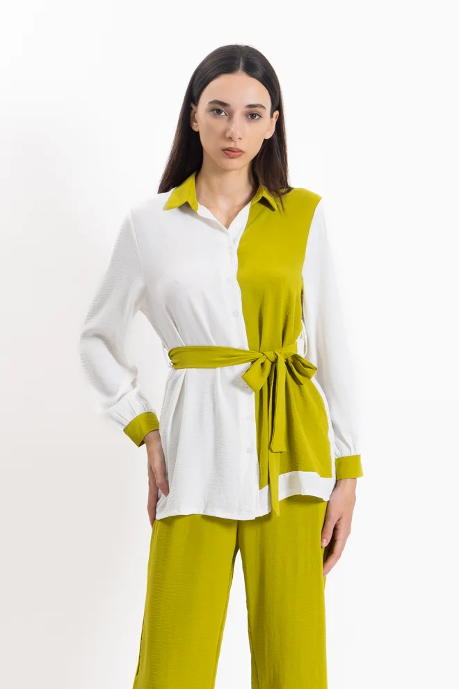 شايبس CONTRAST SHIRT SET