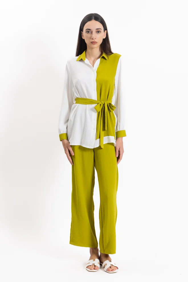 شايبس CONTRAST SHIRT SET