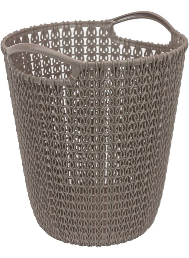 Curver Knit Small Basket 24 Cm Brown Color - Image 1