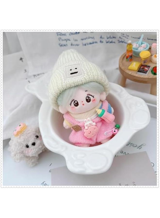 17cm labubu Doll Clothes Set for 17cm labubu Accessories Suit no Doll only Clothes (1Pink Milk Bottle Jumpsuit)  - Image 3