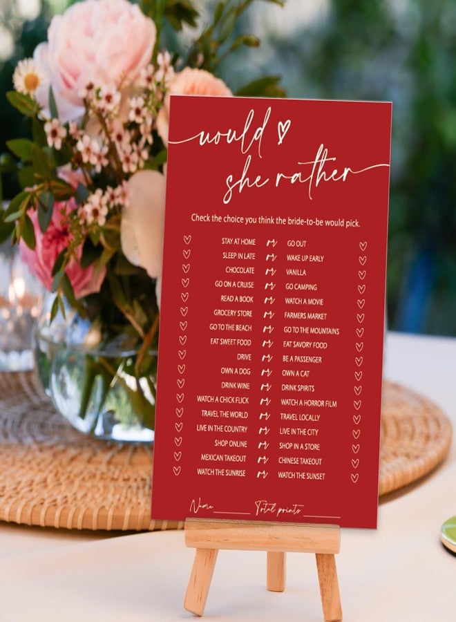 وولاين مجموعة بطاقات ألعاب حفلات توديع العزوبية من والين، ٥٠ ورقة، باللون الأحمر، بتصميم مزدوج الجوانب، مناسبة لحفلات عيد الميلاد، وحفلات الزفاف، وحفلات توديع العزوبية. - Image 4