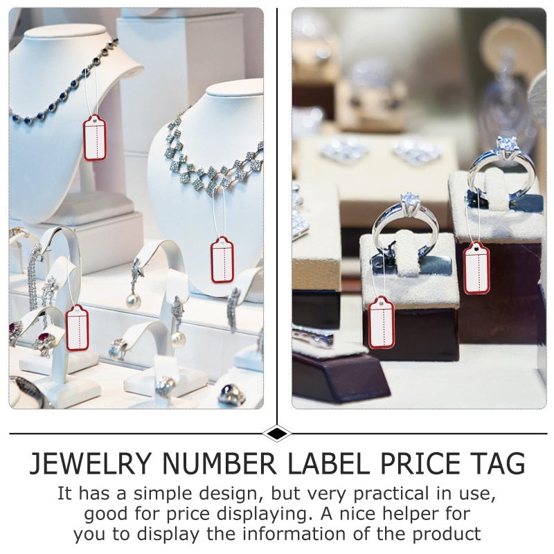 500pcs Random Color Jewelry Price Labels with Lanyard for Retail Pricing and Display - Image 4