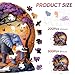 Qiuenisray Wooden Puzzles for Adults 500 Pieces 3D Vision Effect Elephant Forest Puzzle FSC Certified Wall Decor Unique Shape Jigsaw Puzzle for Family Game 169 x 164 in - Image 4