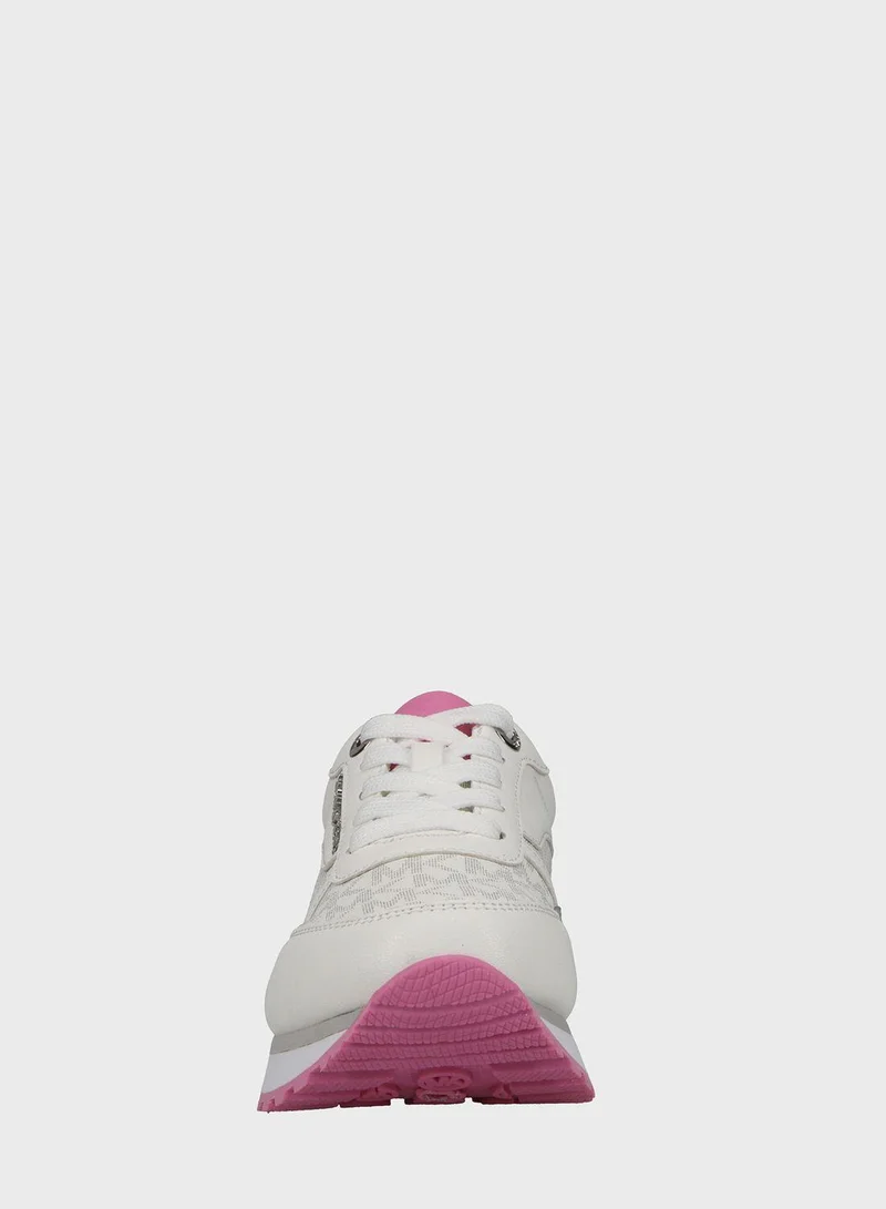 Michael Kors Youth Billie Dorian Low Top Lace Up Sneakers