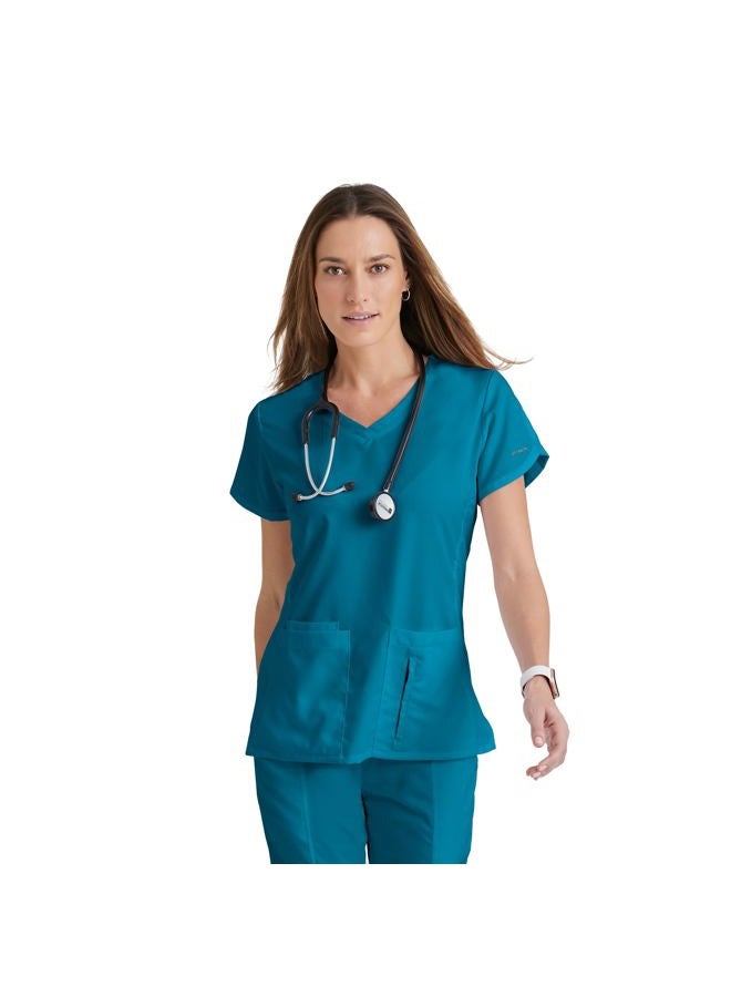 Barco Women's Grey'S Anatomy Active Scrub Top Medium Bahama - Image 1