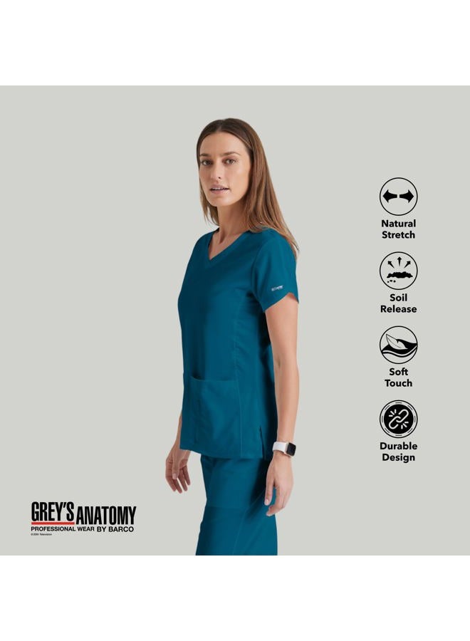 Barco Women's Grey'S Anatomy Active Scrub Top Medium Bahama - Image 5