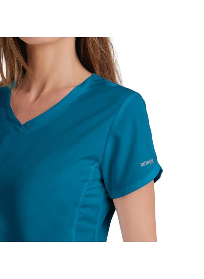 Barco Women's Grey'S Anatomy Active Scrub Top Medium Bahama - Image 2