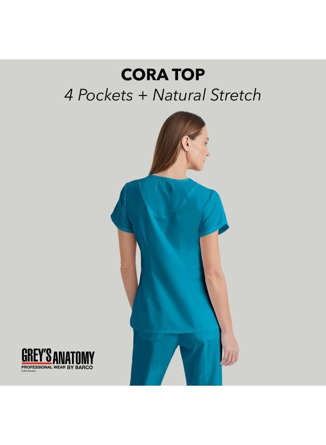 Barco Women's Grey'S Anatomy Active Scrub Top Medium Bahama - Image 4