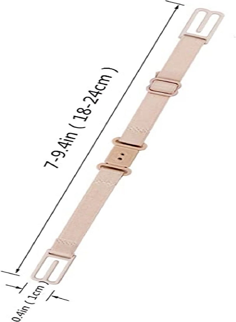 SYOSI 12 Pcs Bra Strap Clips Conceal Bra Straps Bra Cross Back Clips Elastic Adjustable Non-Slip Strap Holder for Ladies Women Girls - Image 2